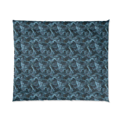 Midnight Sheer & Lace Basic Bedding Set
