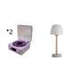 Retro Bluetooth Record Player Speaker with Rotating Water Ripple Light & White Noise Machine