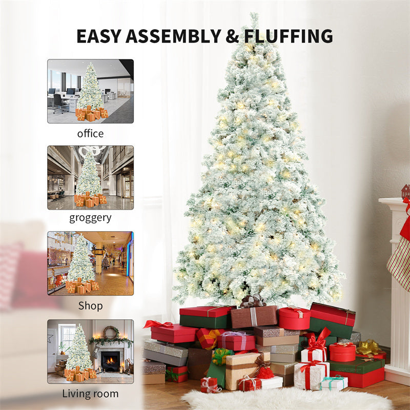 Artificial Pre-Lit Christmas Tree/Artificial Snow Tree 6ft/7.5ft