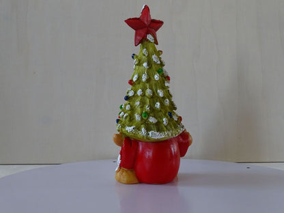 Ceramic Gnome Christmas Tree Doll