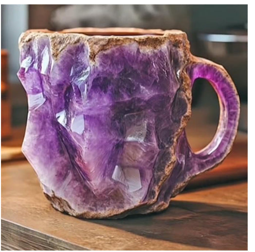 Resin Crystal-Style Coffee Cup