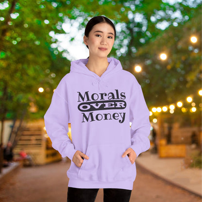 Morals Over Money Heavy Blend™ Hooded Sweatshirt