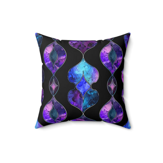 Stained Beauty Throw Pillow