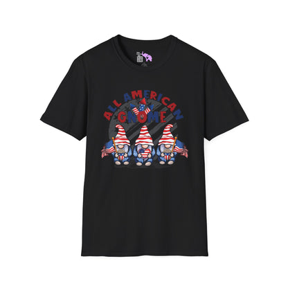 All American Gnome Adult T-shirt
