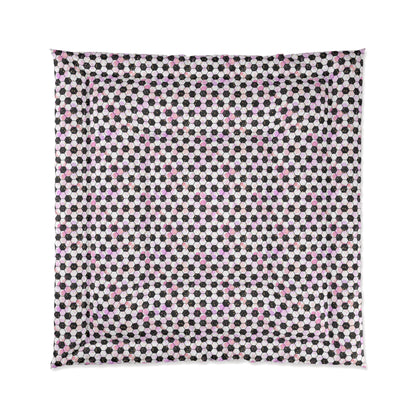 Pink Soccer Fever Comforter