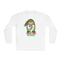 Candy Cane Crew Gnome Adult Long Sleeve Tee