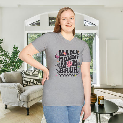 Mama Mommy Mom Bruh Adult T-shirt