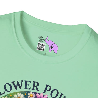 Flower Power Forever Adult T-shirt