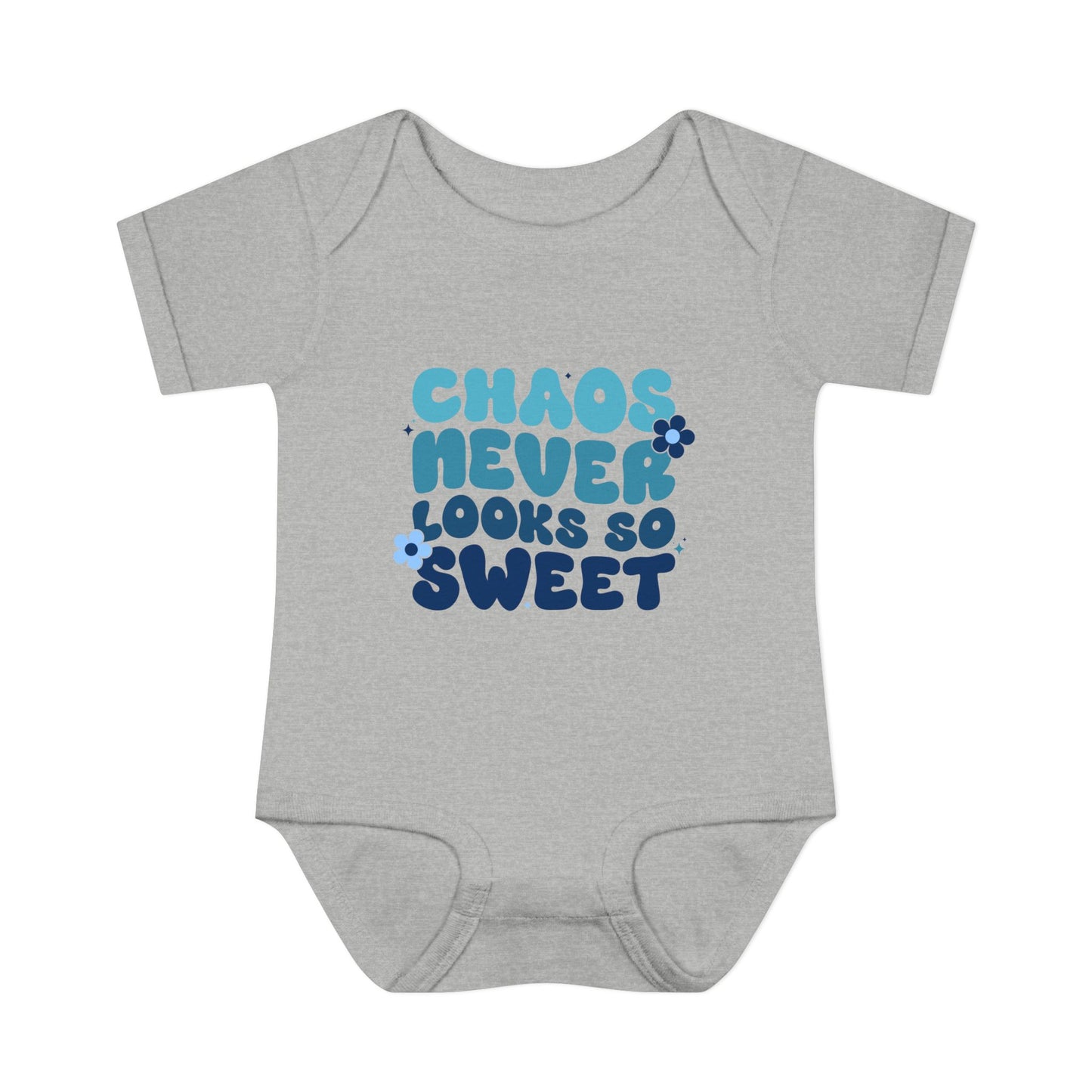 Chaos Never Looked So Sweet Infant Baby Rib Bodysuit