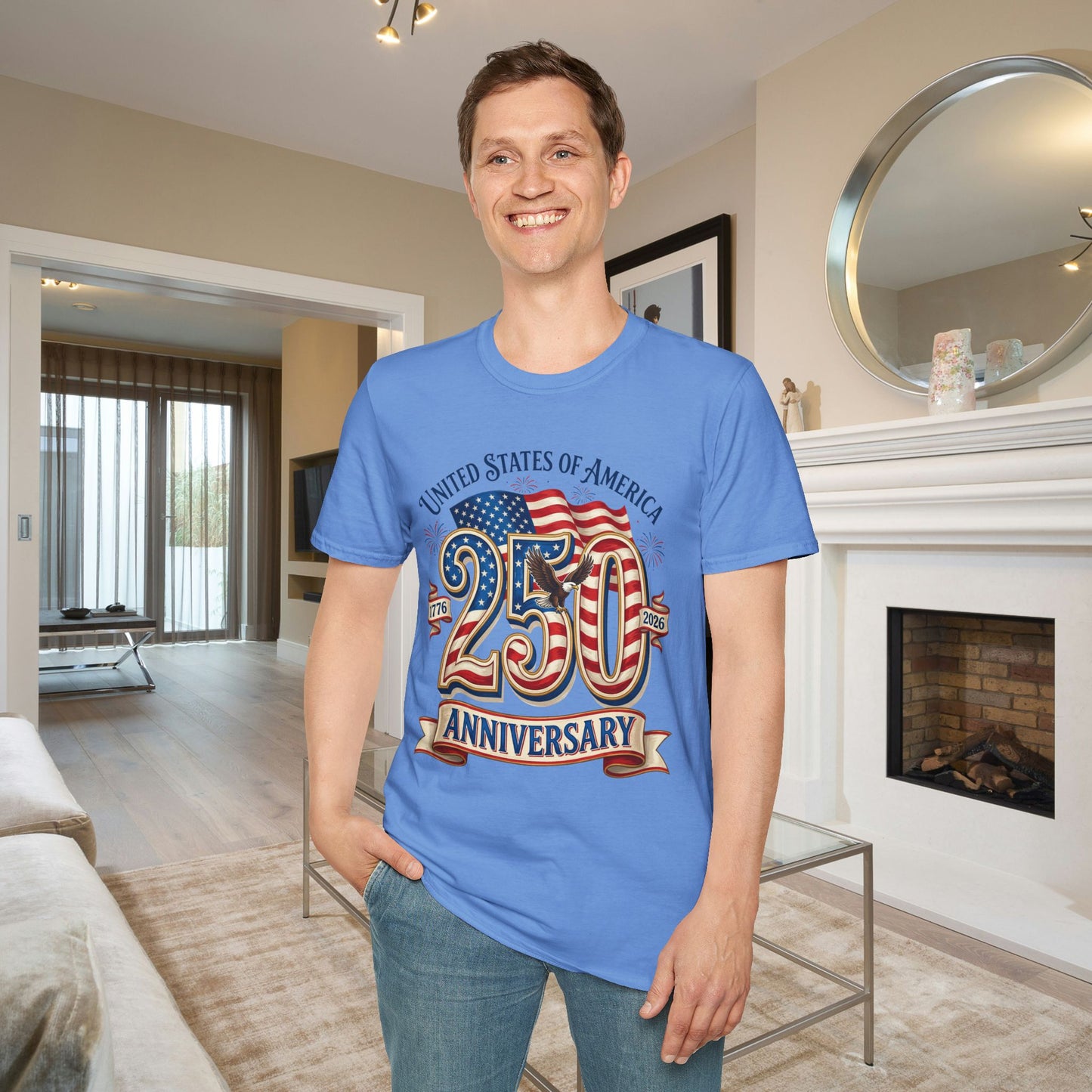 United States of America 250th Anniversary Adult T-shirt