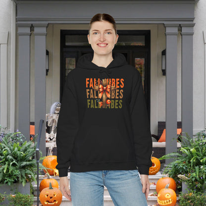 Fall Vibes Cross Heavy Blend™ Hooded Sweatshirt