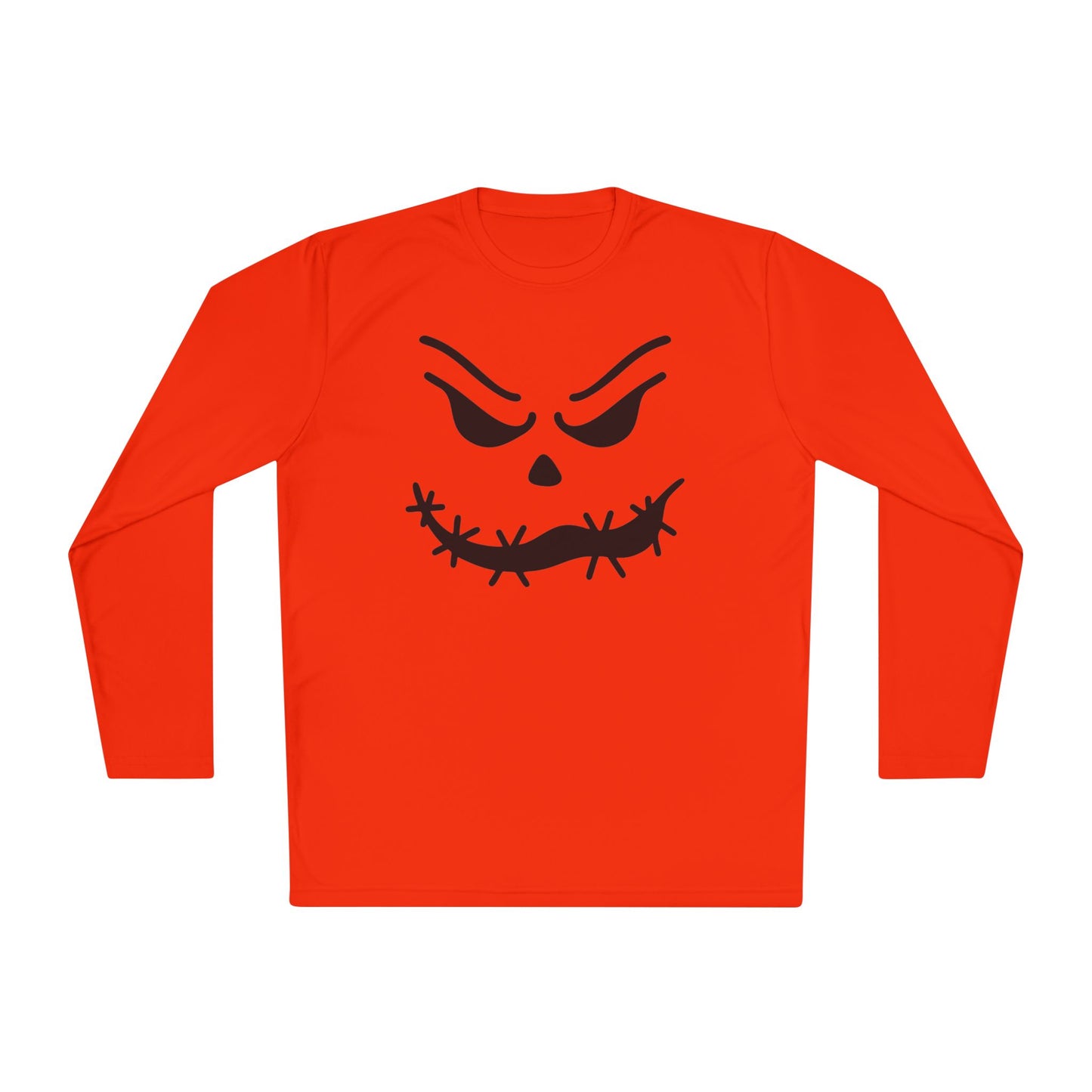Loopy Jack-O-Lantern Adult Long Sleeve Tee