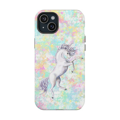 Pastel Pegasus MagSafe® Compatible Tough Case for iPhone