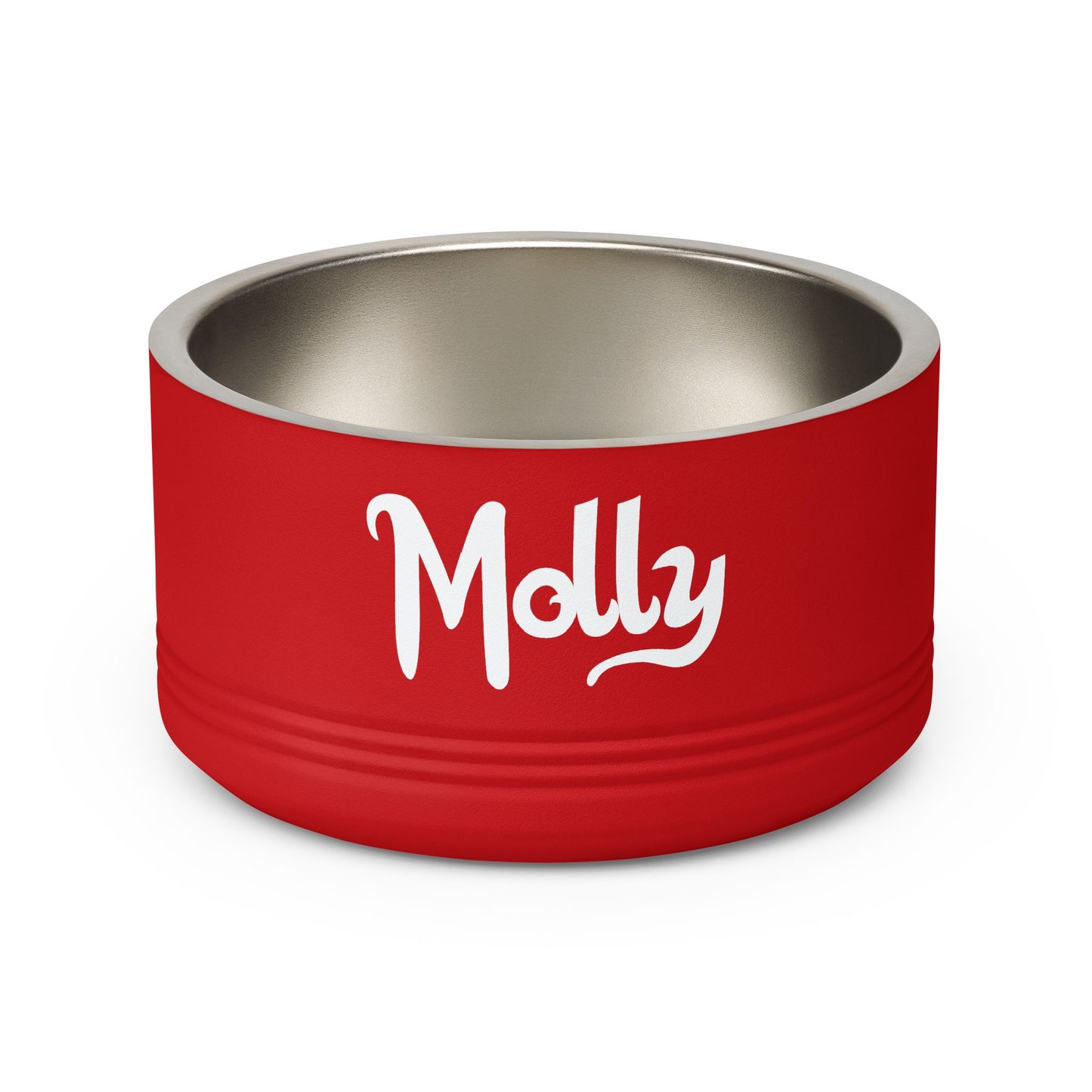 Spoiled Rotten Personalized Pet Bowl – 18oz Stainless Steel Dog & Cat Food Bowl