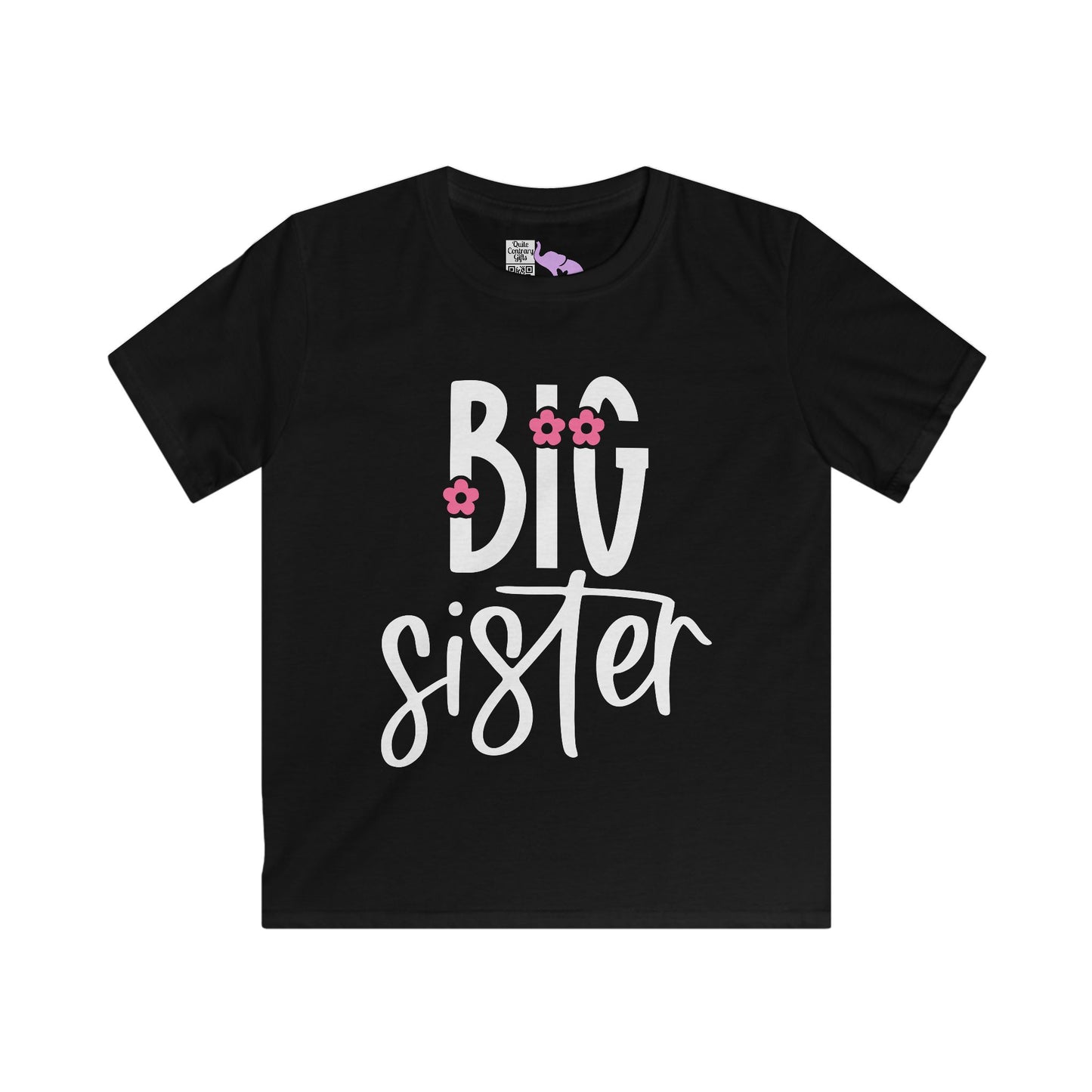 Big Sister (Pink Flower) Youth Softstyle Tee