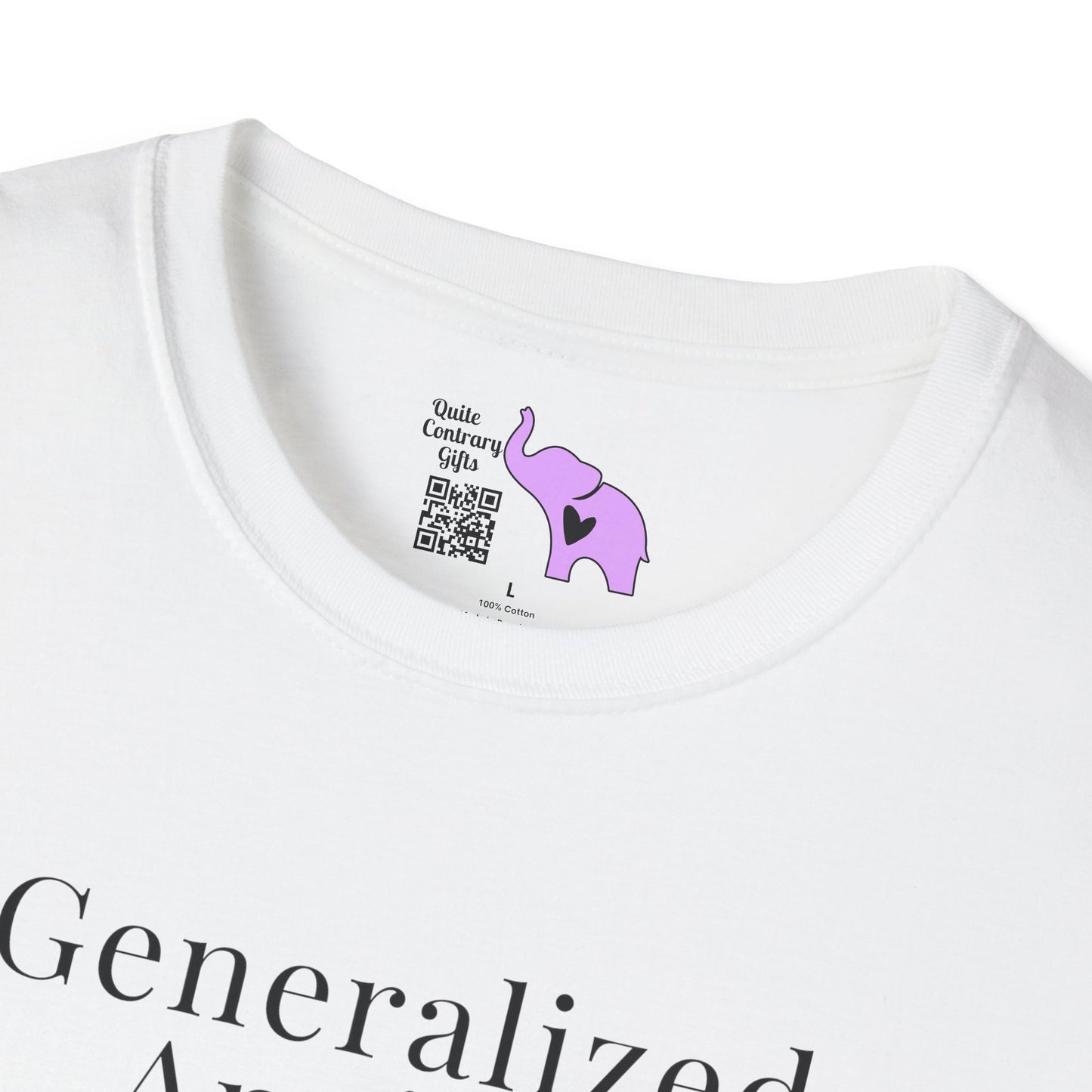 Geralized Anxiety Disorder 1 Star Would Not Recommend Adult T-shirt