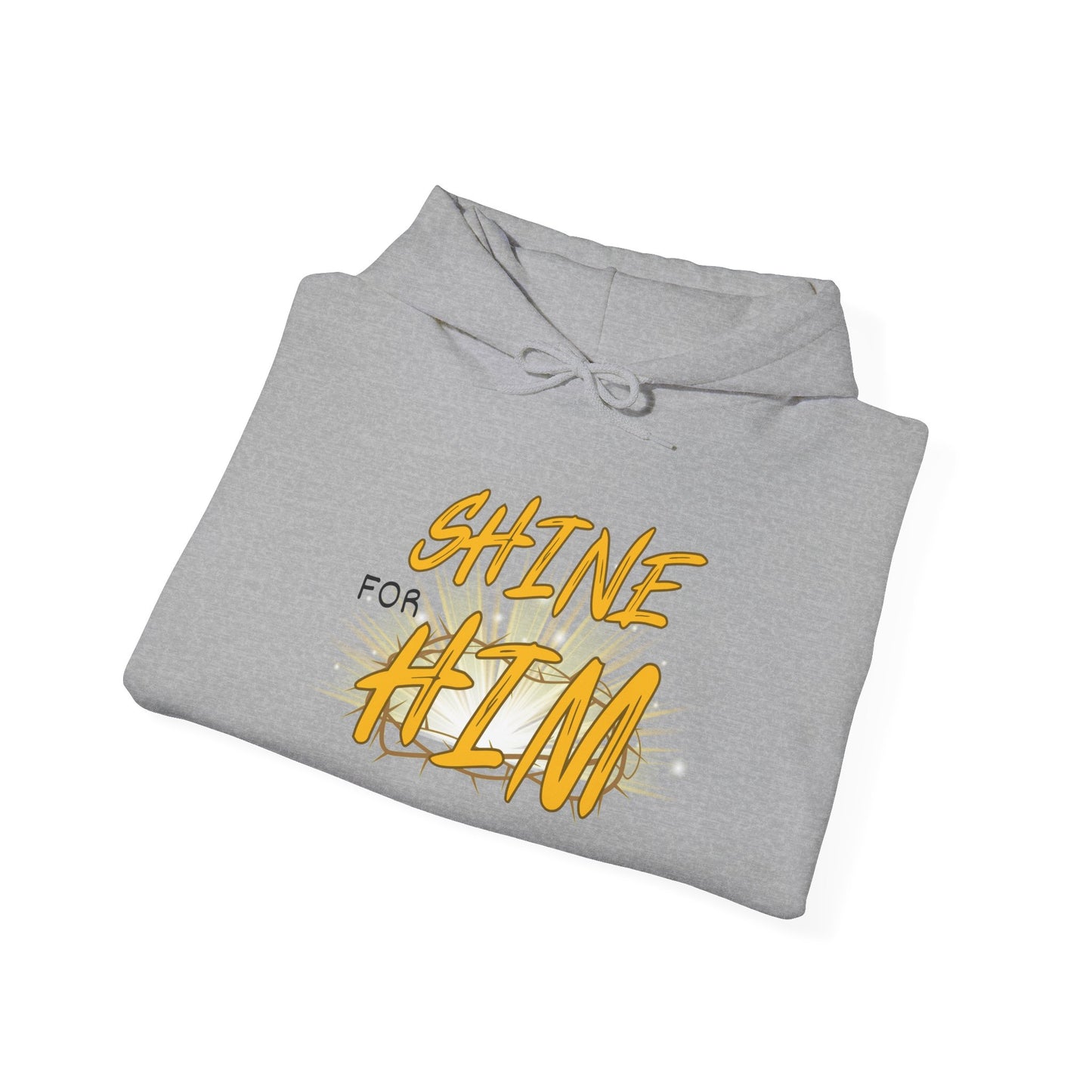 Shine For Him Heavy Blend™ Hooded Sweatshirt