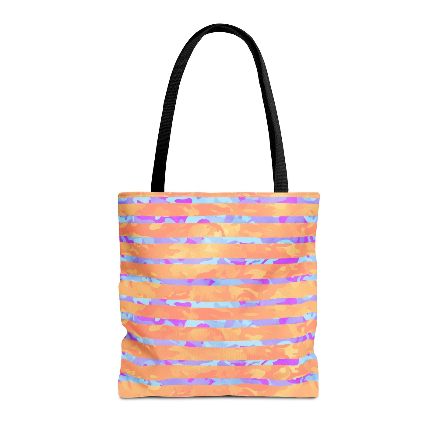 Split Spectrum Camo Canvas Tote Bag