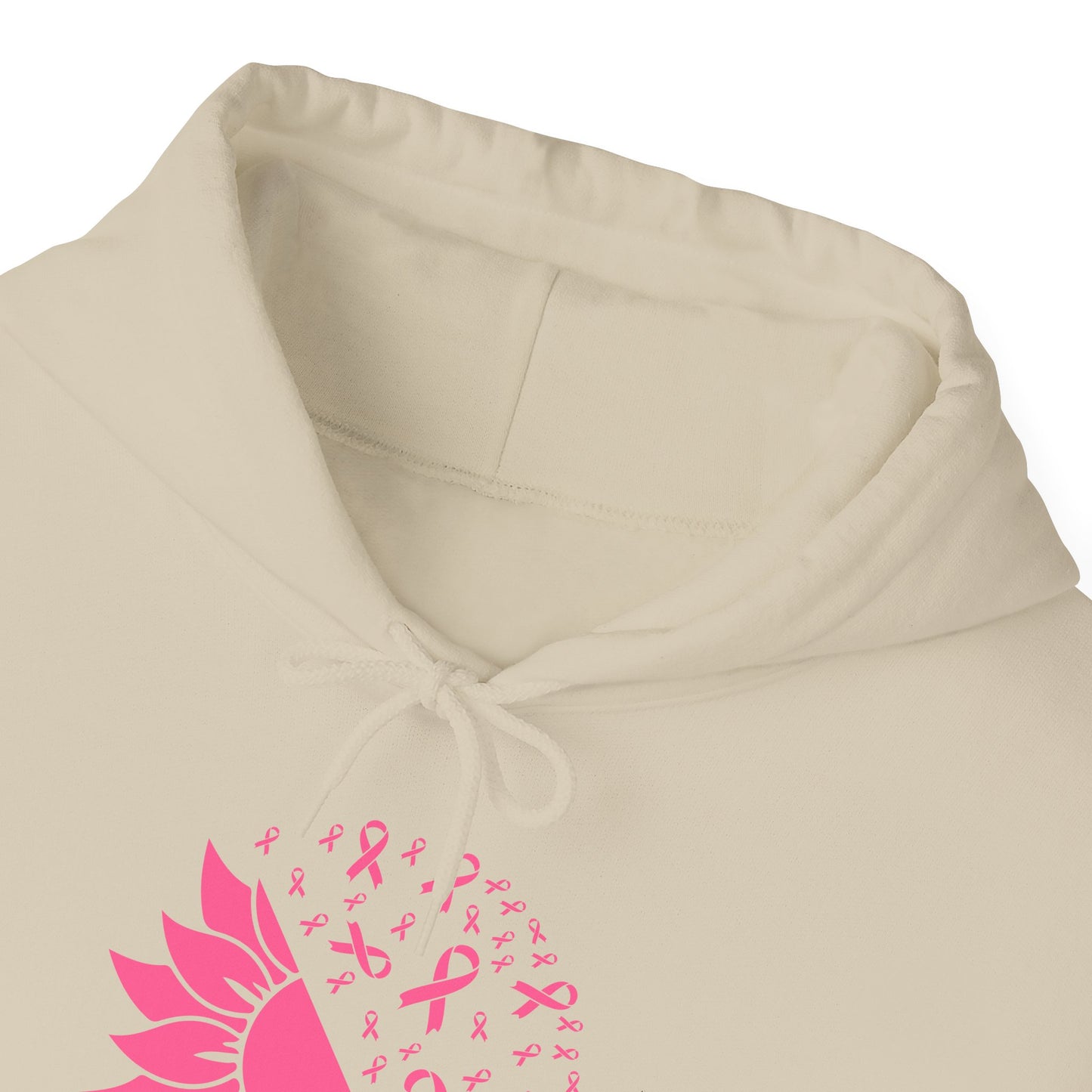 Sunflower & Butterflies Breast Cancer Awareness Adult Heavy Blend™ Hoodie