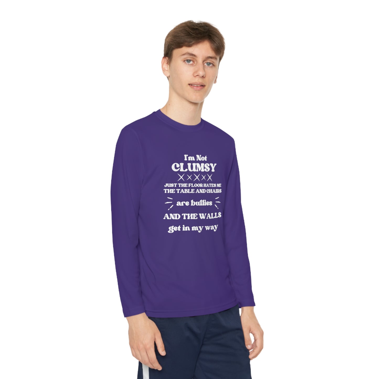 I'm Not Clumsy Youth Long Sleeve Tee