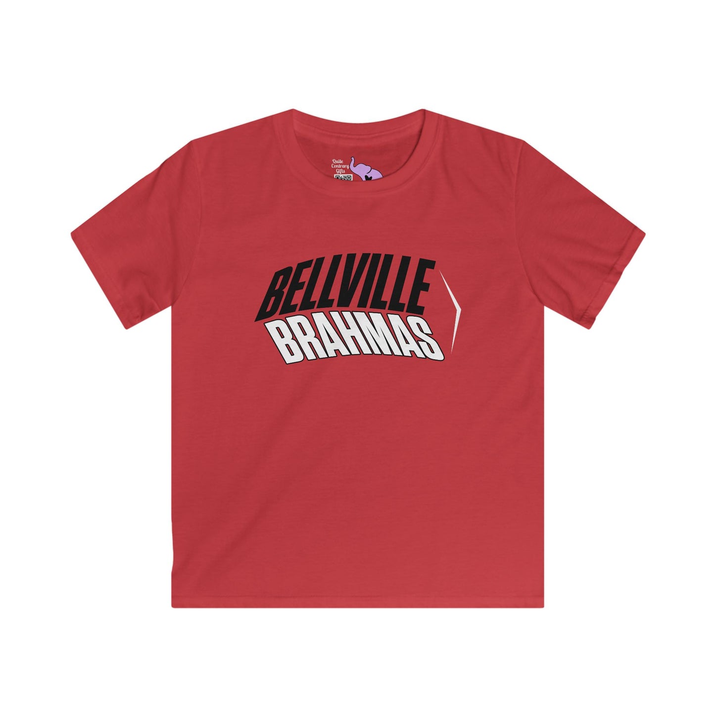 Bellville Brahmas (Angled) Youth Softstyle Tee