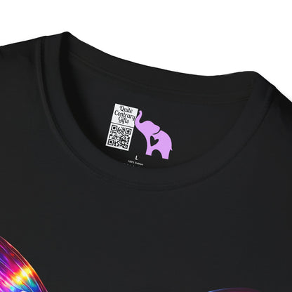 Colorful Butterfly & Flowers Adult T-shirt