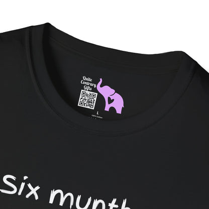 Six Munths Ago I Cudnt Evn Spel Gradjuete... Adult T-shirt