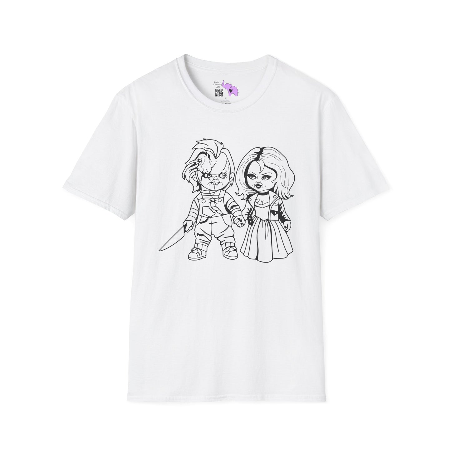 Chucky with His Bride Adult T-shirt