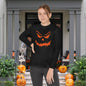 Loopy Jack-O-Lantern Youth Long Sleeve Tee