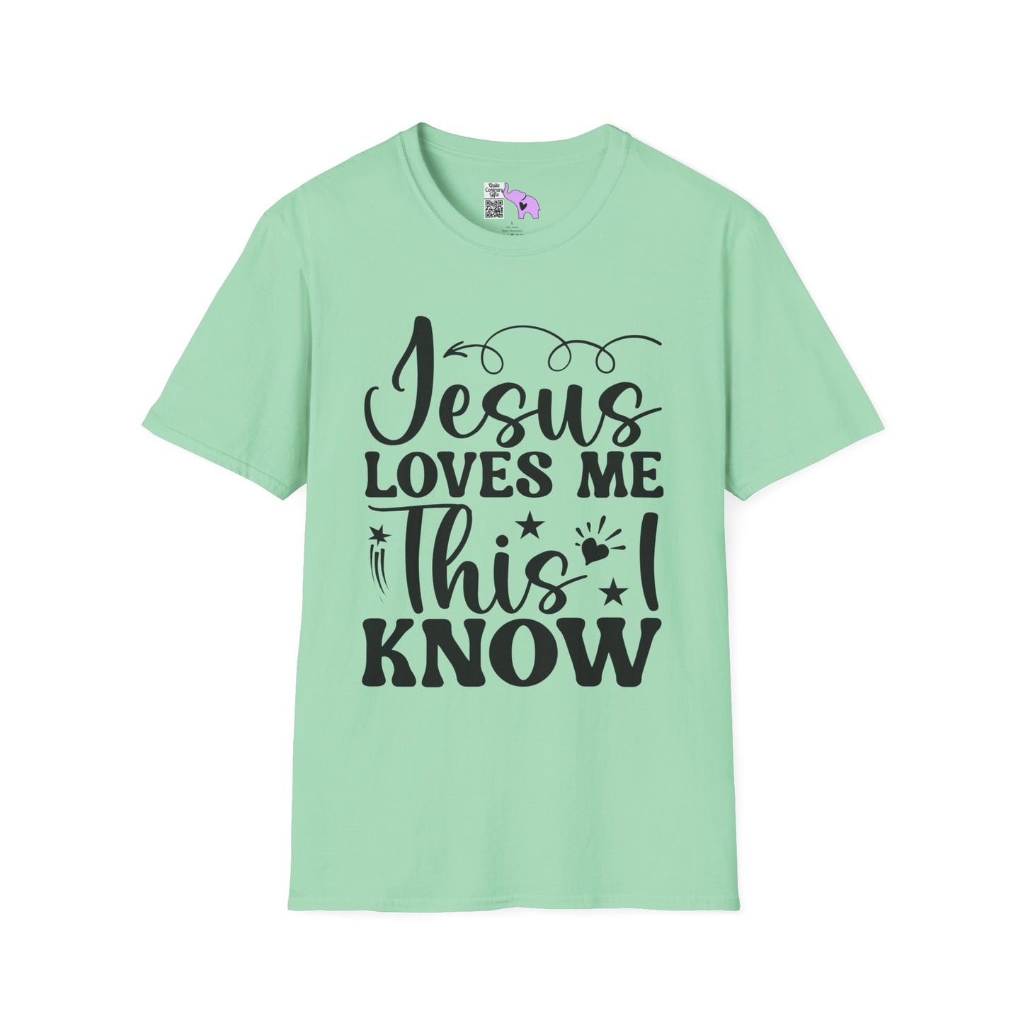 Jesus Loves Me This I Know Adult T-shirt