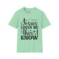 Jesus Loves Me This I Know Adult T-shirt