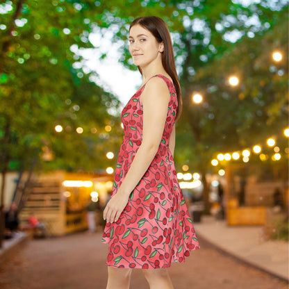Cherry Bombshell Women's Skater Dress