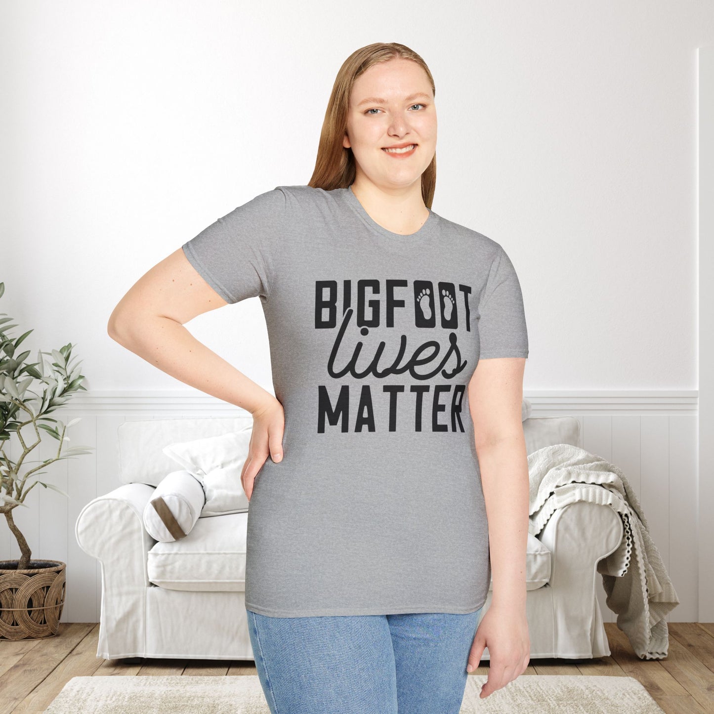 Bigfoot Lives Matter Adult T-shirt