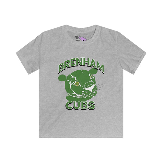 Brenham Cubs w/Mascot Youth Softstyle Tee