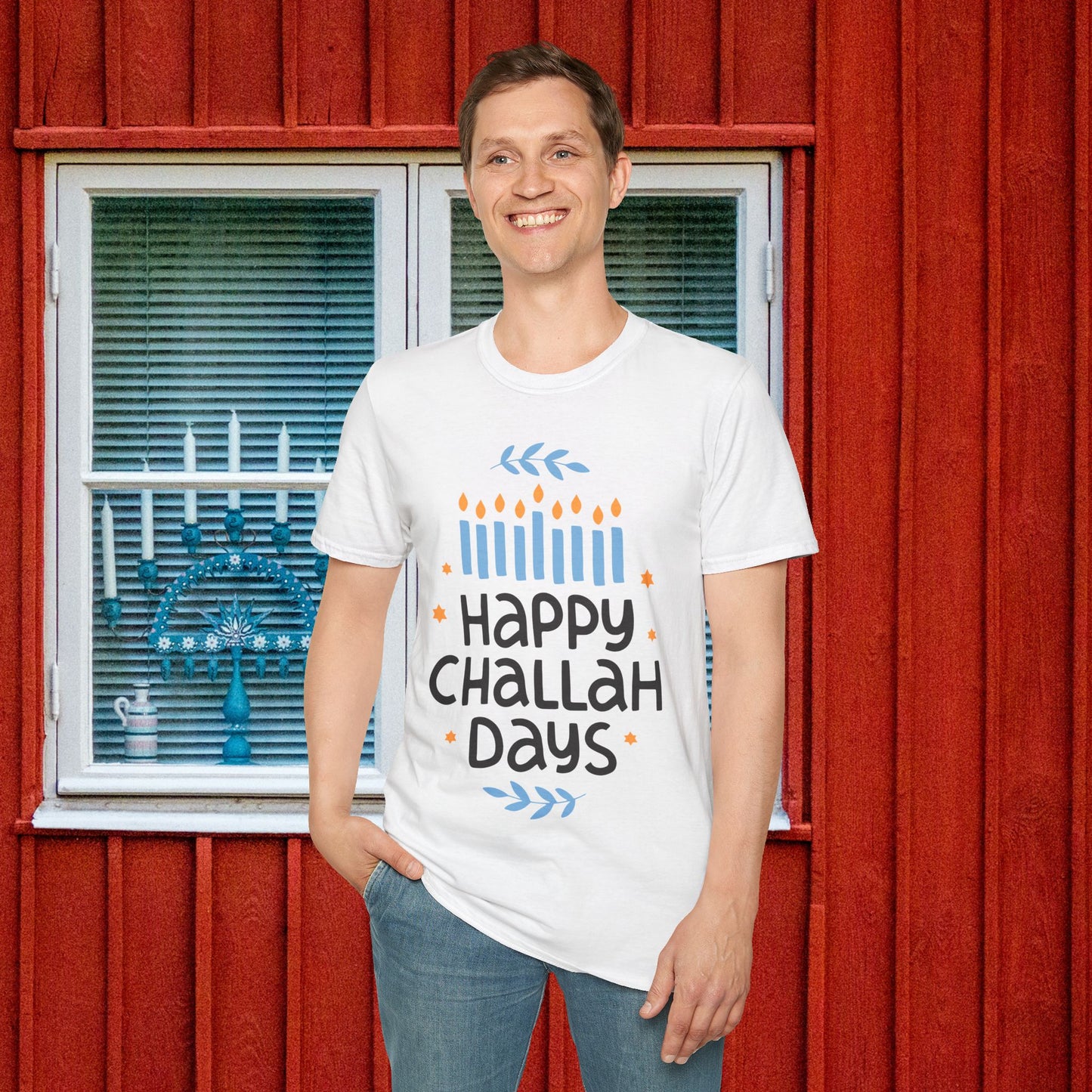 Happy Challah Days Adult T-shirt