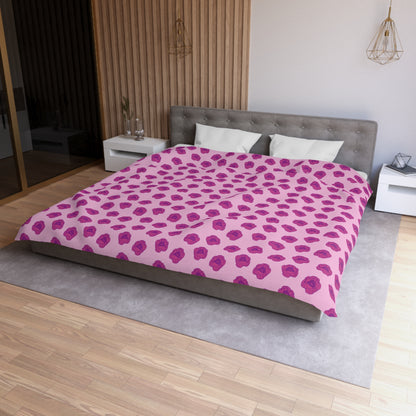 Rosy Dream Peonies Duvet Bedding Set