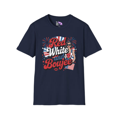 Red, White, and Boujee Adult T-shirt