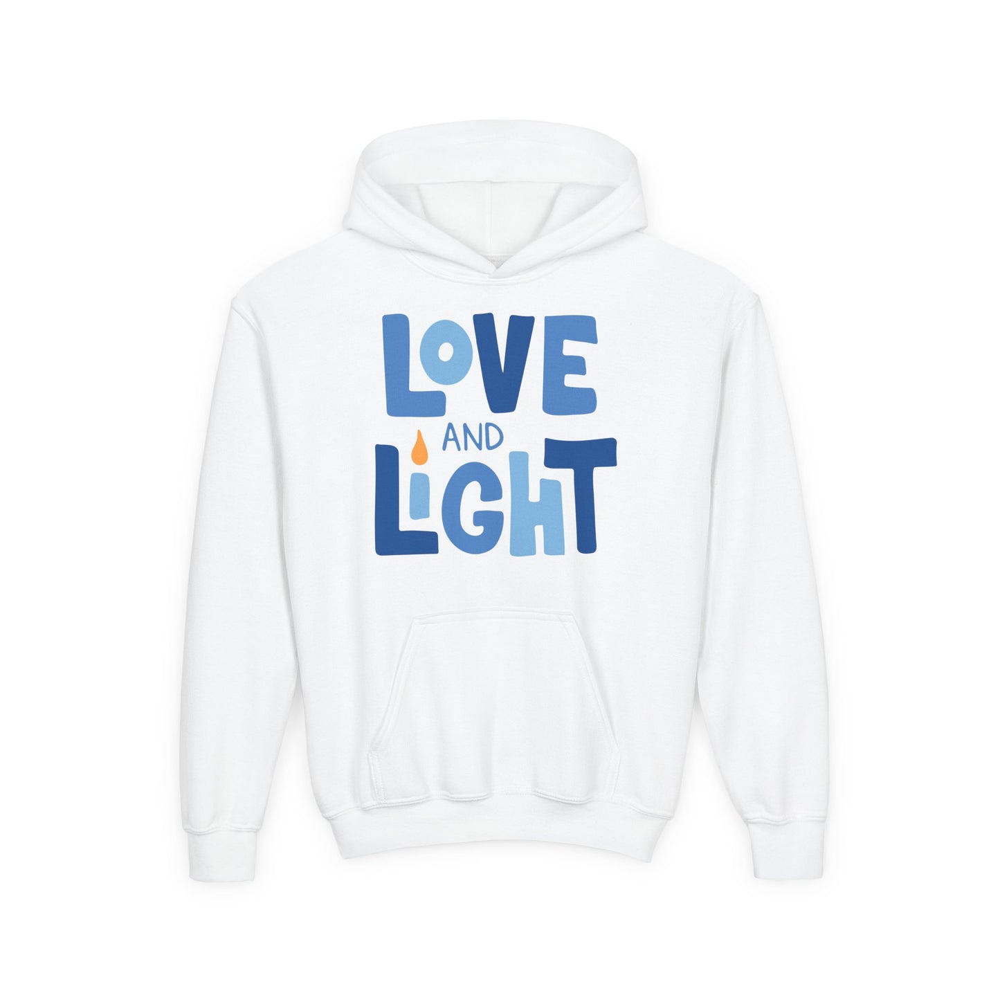 Hanukkah Love & Light 2 Youth Hoodie