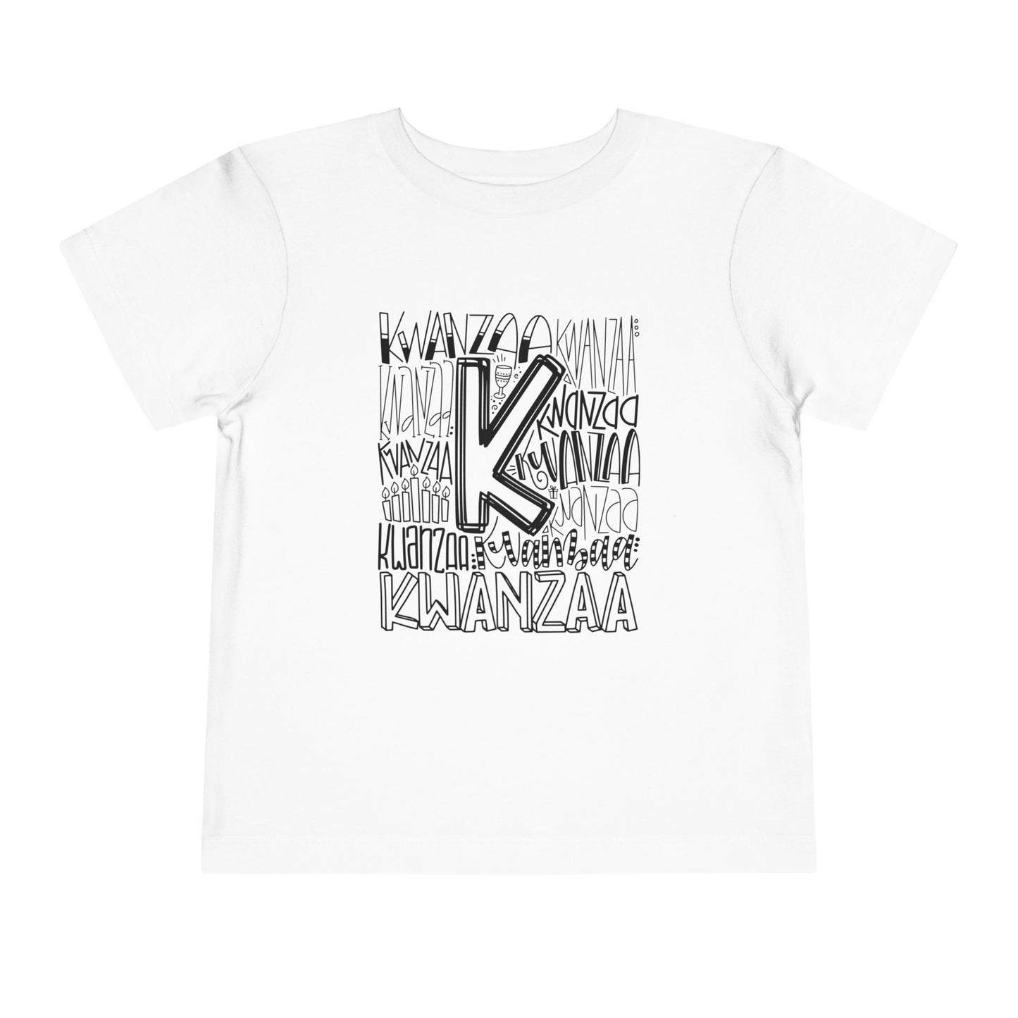 Kwanzaa Wordcloud Toddler Tee