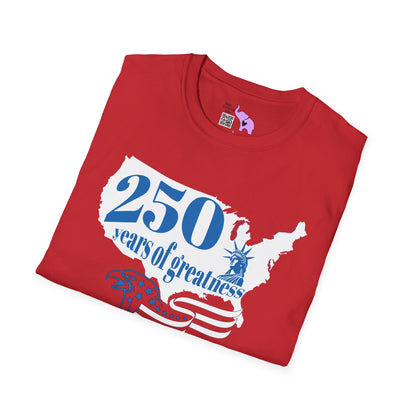 250 Years of Greatness Adult T-shirt
