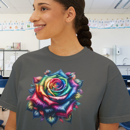 Colorful Rose Women's Boxy Tee