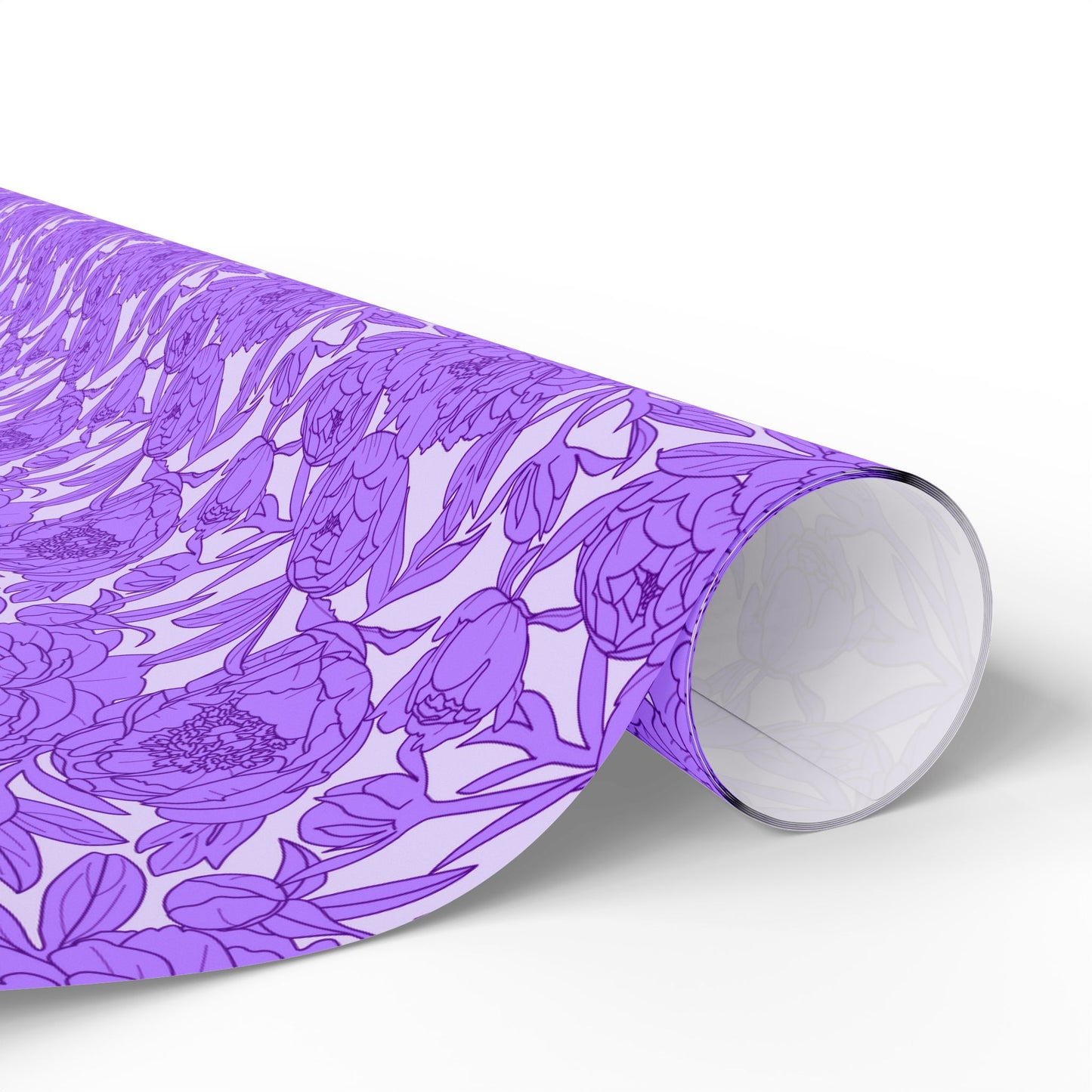 Lavender Peony Symphony Wrapping Paper