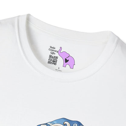 Blue & Silver Witch Hat Adult Unisex Tshirt