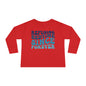 Refusing Bedtime Since Forever Toddler Long Sleeve Tee