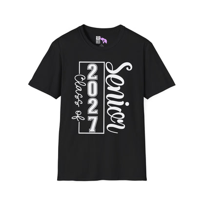 Vertical Class of 2027 Senior Adult T-shirt