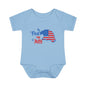 My First 4th of July (Eagle) Baby Rib Bodysuit