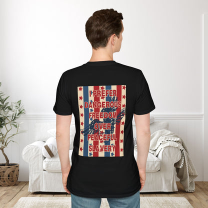 Freedom Over Slavery Adult T-shirt