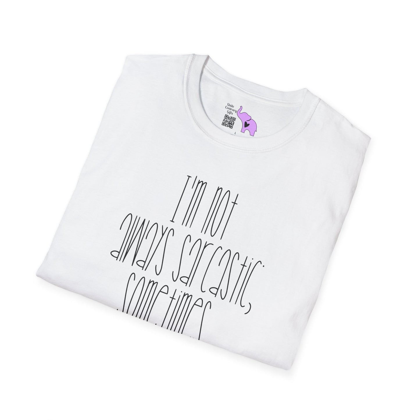 I'm Not Always Sarcastic Sometimes I'm Asleep Adult T-shirt