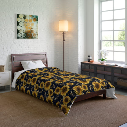 Sunflowers & Bees Comforter