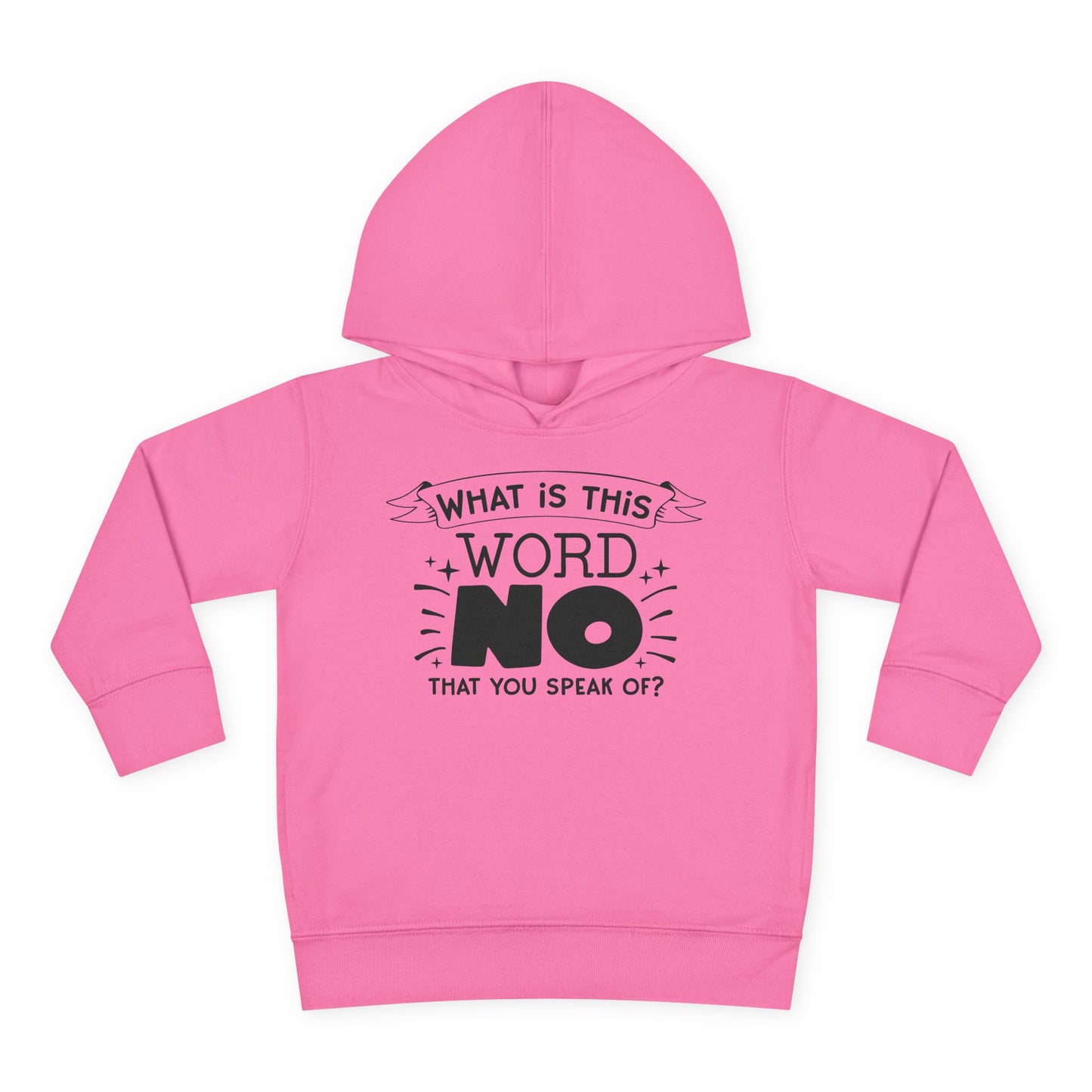 What Is This Word No That You Speak Of? Toddler Hoodie